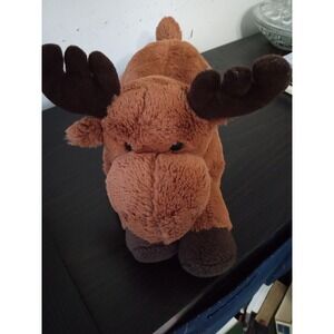 Aurora World Brown Moose Plush Stuffed Animal Soft Floppy Woodland Toy QC-009537